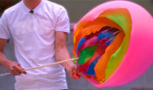 Popping Balloons Inside Balloons In Ultra Slow Motion