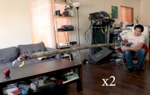 Guy Builds Totally Impractical 8-Foot Robotic Arm For Social Distancing