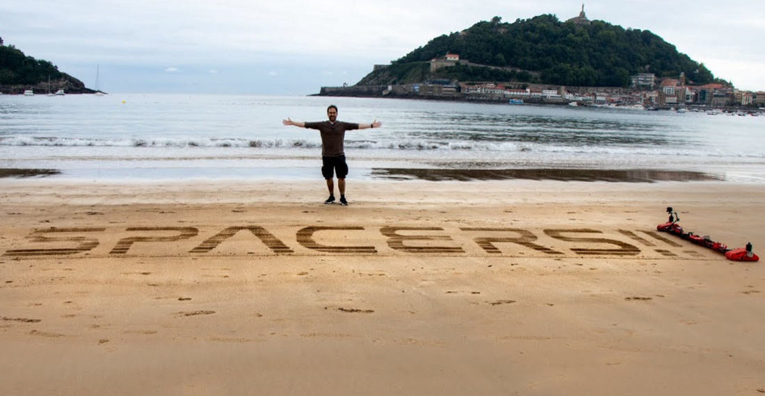 Beachcrawling Robot Writes Giant Words In The Sand
