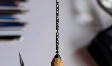 Oh Wow: The Entire Alphabet Carved Into The Lead Of A Pencil