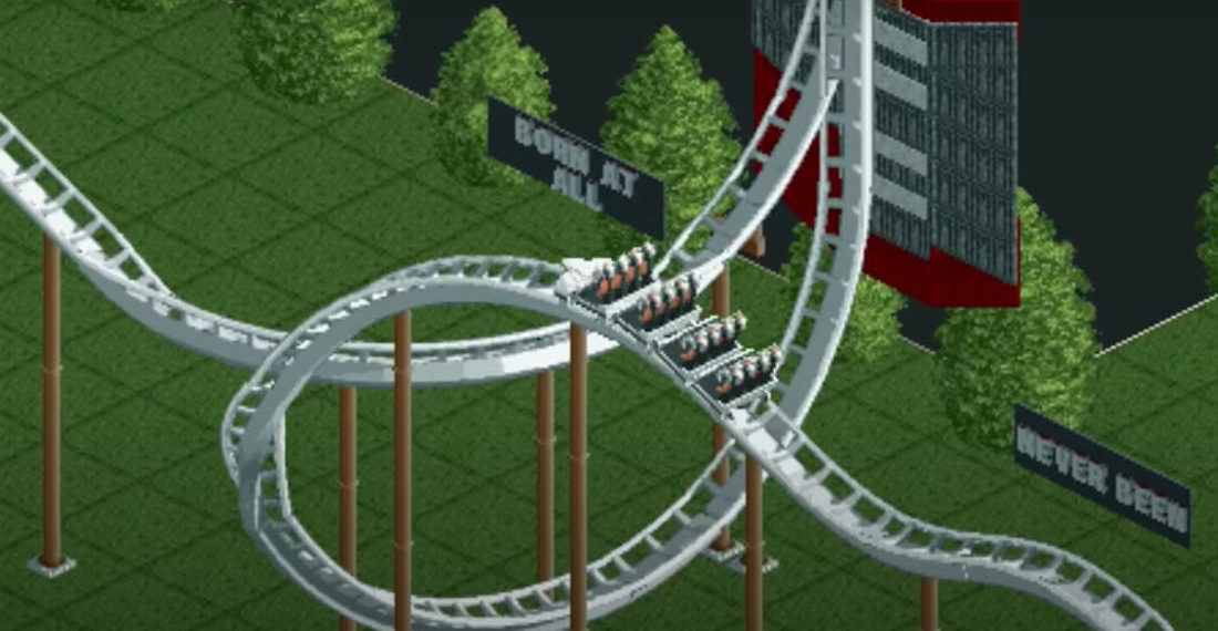 Man Builds Roller Coaster Tycoon 2 Coaster Synchronized To ‘Bohemian Rhapsody’