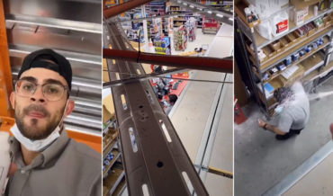 Guy Hides In Rafters At AutoZone To Beat His Coworker In Their ‘Hand Sanitizer War’ Game