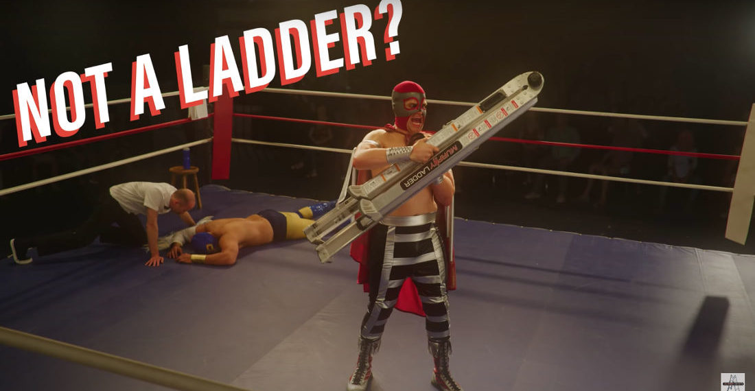 WTF Was That?: Wrestling Commercial For Ultra-Collapsable Ladder