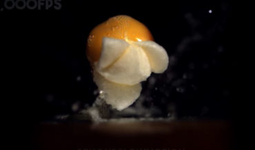Popcorn Popping Filmed At 100,000 Frames Per Second