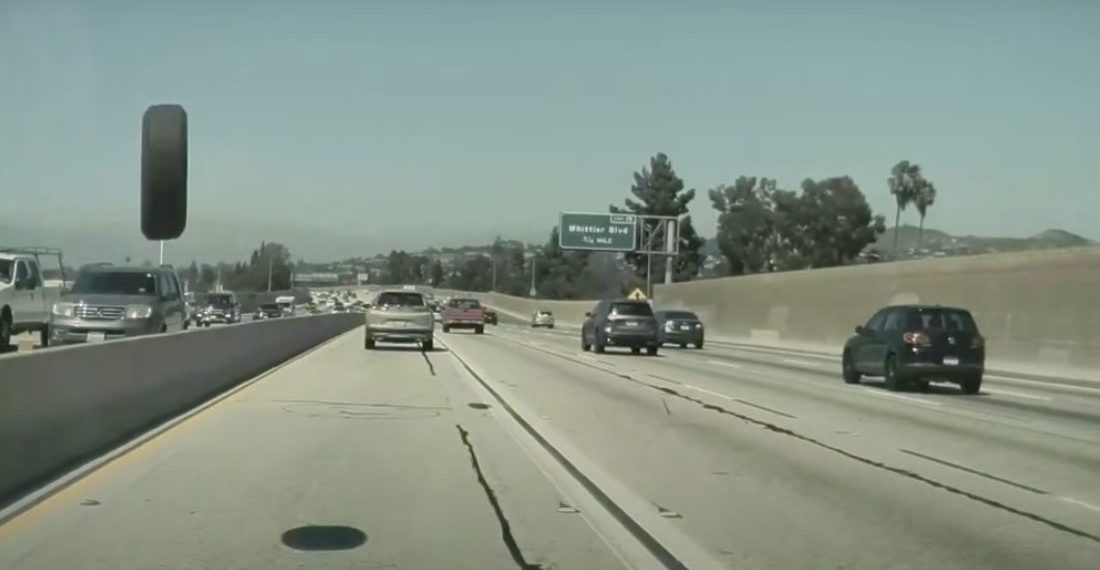 Coming At Ya!: Tesla Helps Avoid Flying Tire On Highway