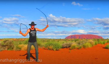 Australian Performs Whip-Cracking Routine To The Tune Of ‘Cotton-Eyed Joe’