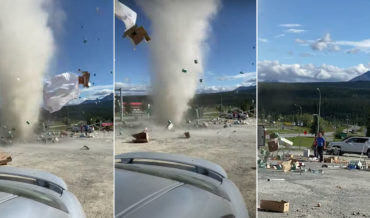 Damn!: Dirt Devil Completely Wrecks Guy’s Fruit Stand