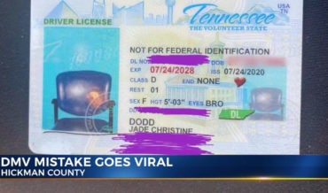 It Happens: Woman Receives Driver’s License With Photo Of Empty Chair