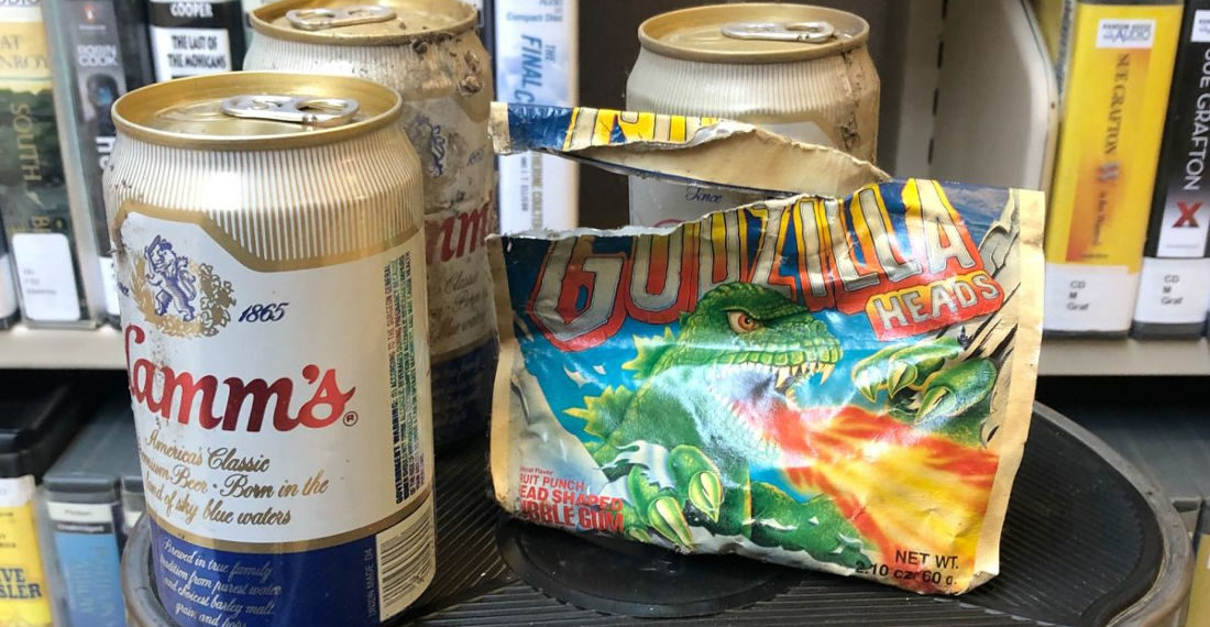 30-Year Old Beer Stash Discovered Behind Shelving At Library