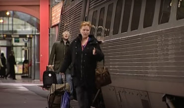 Man In Live News Report Footage Goes Nuts After Missing Train