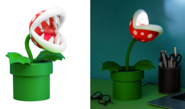 Posable Super Mario Piranha Plant Desk Lamp
