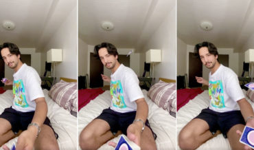 Smooth As Silk: Guy Boomerangs Playing Card Behind Back And Returns To Deck