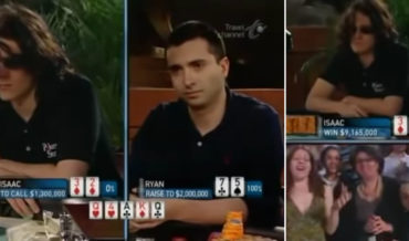 Guy With 0% Poker Hand Bluffs His Way To A Win