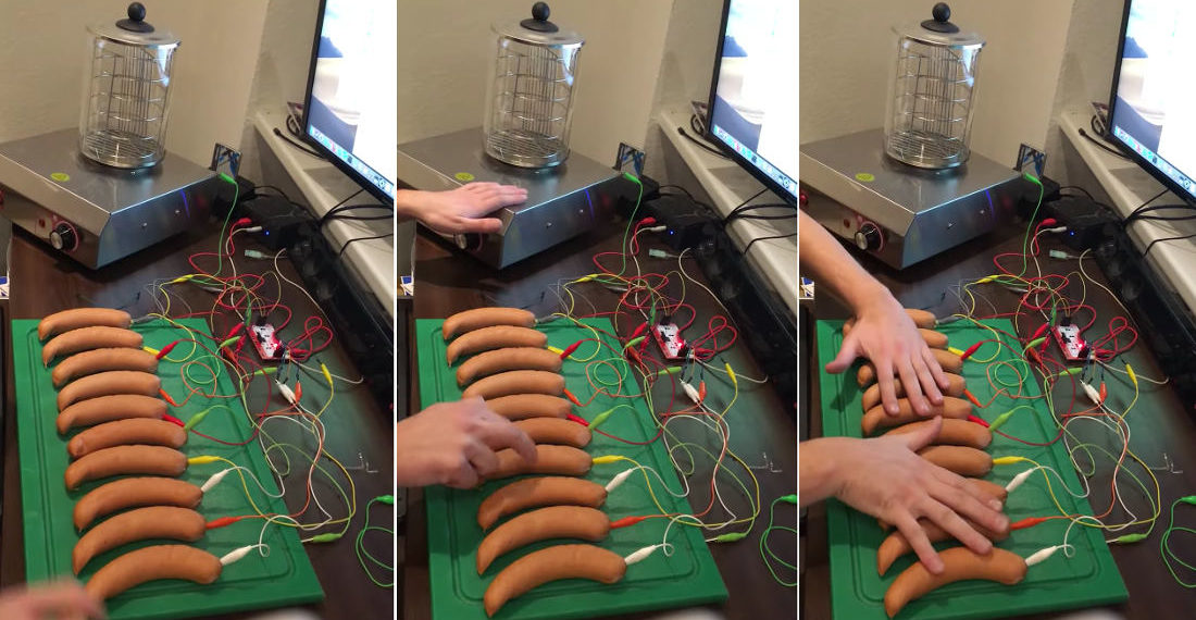 Sing Us A Sausage, You’re The Piano Man: Guy Makes Piano Out Of Sausages
