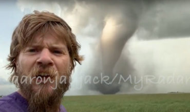 Storm Chaser Gets Up Close And Personal Tornado Footage As It Touches Down