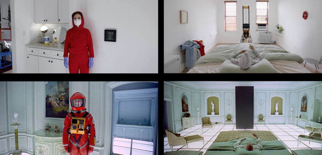 Woman Recreates 2001: A Space Odyssey Finale By Herself During Quarantine