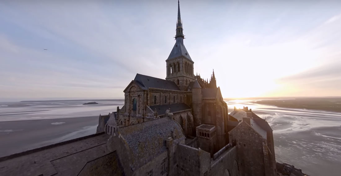 Stunning Drone Fly-Through Of Medieval Castle