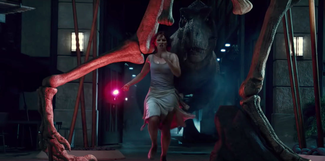 Jurassic World’s Final Battle With The Audio From That Screaming Cowboy Song Added