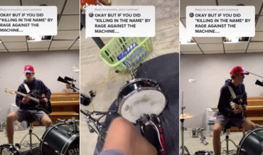 One-Man Band Performs Rage Against The Machine’s ‘Killing in The Name Of’ Intro