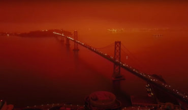 Drone Footage Of The Firey Orange Skies Of San Francisco, Set To The Blade Runner 2049 Score