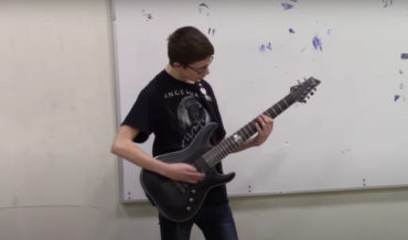 Holy Smokes: 7th Grader Shreds Metal Medley For School Talent Show
