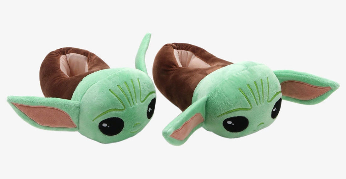It Was Only A Matter Of Time: The Mandalorian Baby Yoda Slippers