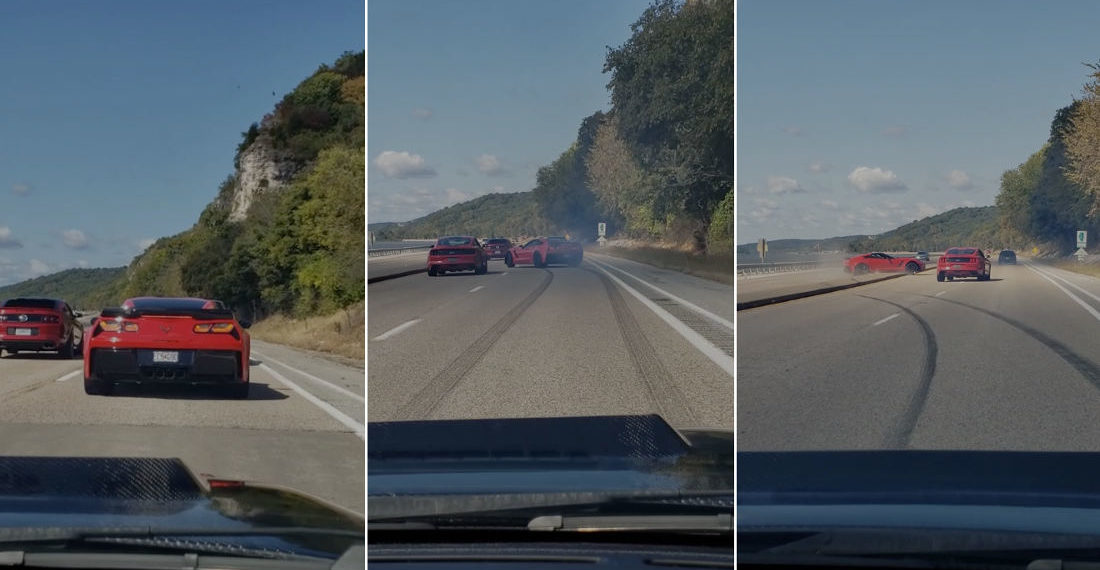 Cool, Bro: Corvette Owner Tries To Show Off Acceleration, Immediately Crashes