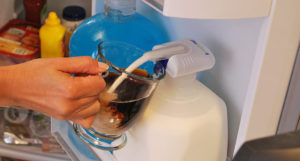 An Automatic Drink Dispenser For Milk Or Any Other Large-Mouth Liquid Container