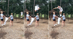 Oh Wow: Mr. Clean Backflips Off Swing Set Into His Pants