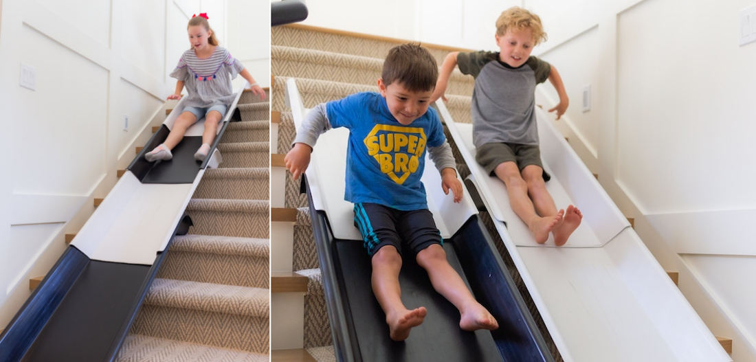 Stairslide: A Modular Slide System For Kids To Ride Down The Stairs