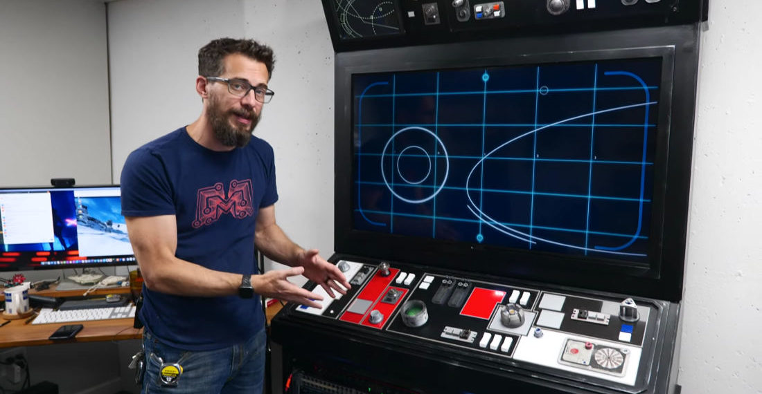 Guy Builds Giant Star Wars Inspired Entertainment Console And Server Rack