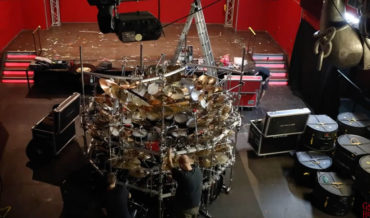 More Cowbell: Timelapse Of The World’s Largest Drumkit Being Assembled