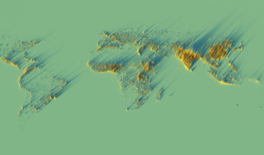 A 3D Visualization Of The World’s Population Density