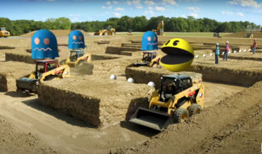 Playing Pac-Man With Radio Controlled Heavy Machinery