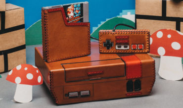 A Beautiful One-Of-A-Kind Leather-Wrapped Nintendo Entertainment System