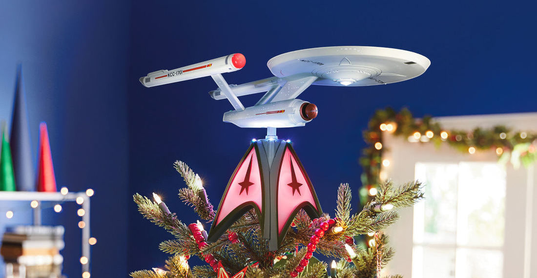 Finally, A $150 Musical USS Enterprise Christmas Tree Topper