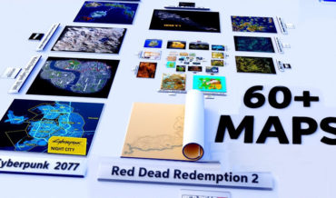 A Size Comparison Of Recent And Popular Video Game Maps