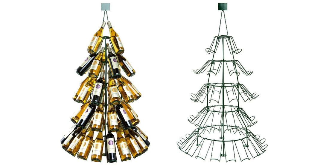 Don’t Tell My Aunt: The 60-Wine Bottle Christmas Tree