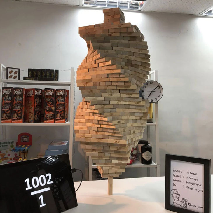 jenga world record