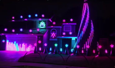 Home’s Christmas Light Show Choreographed To A-Ha’s ‘Take On Me’
