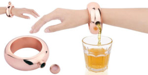 I'm In: A Chunky Bangle Bracelet That Doubles As A Flask