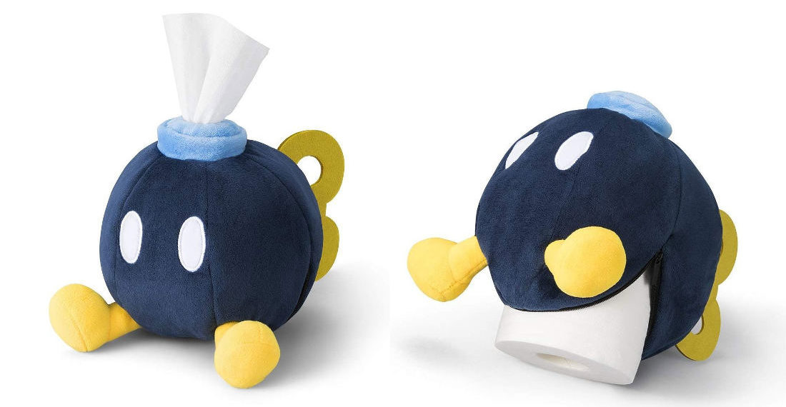 Fire In The Hole!: A Plush Mario Bob-omb Toilet Paper Holder