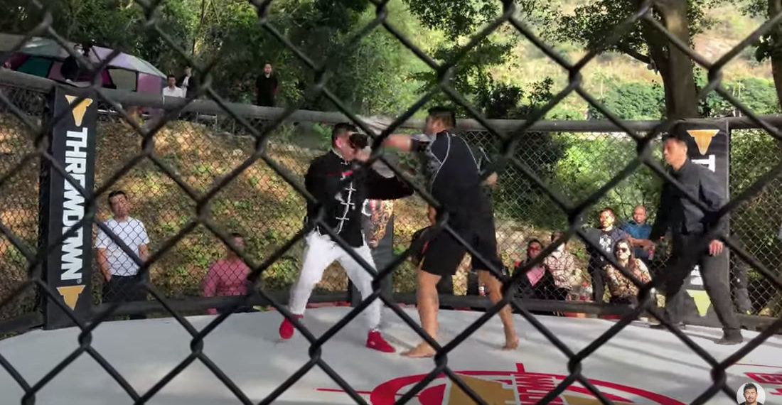 Self Proclaimed Tai Chi Master Calls It Quits 10 Seconds Into MMA Fighter Bout