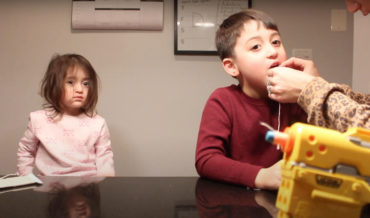 Trust Issues: Dad Tricks Son With NERF Gun Loose Tooth Pull