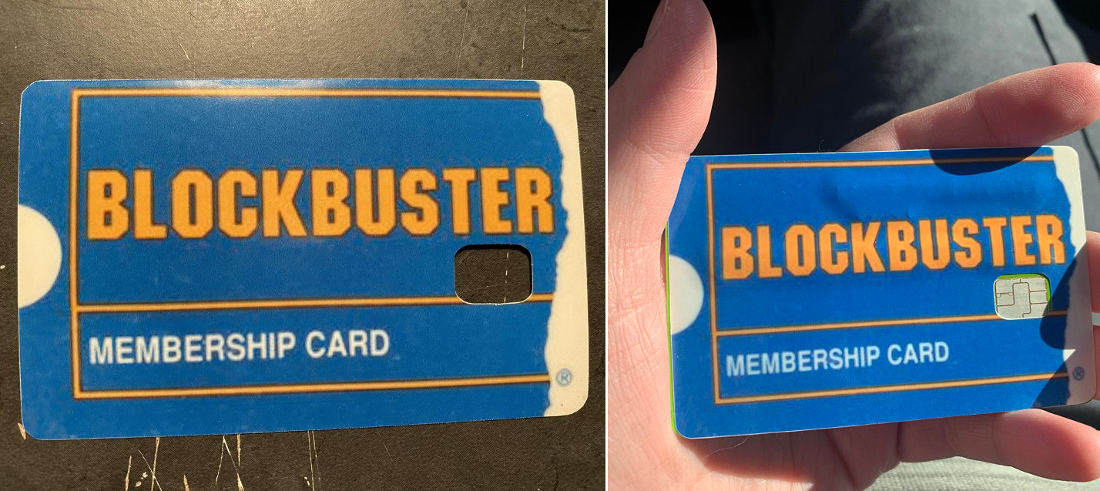 Finally, The Blockbuster Membership Credit Card Skin We’ve All Been Waiting For