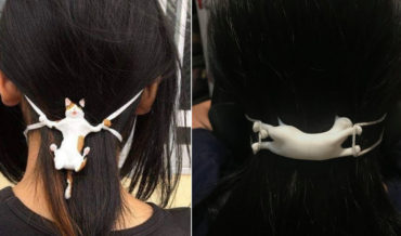 Dangling Cat Ear Savers/Strap Holders For Face Masks