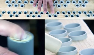 Guy Makes PVC Instrument That Sounds Like Popping Your Finger Out The Top Of A Bottle