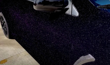 Car Painted With The Blackest Black Paint And Hypershift Topcoat Looks Like A Galaxy