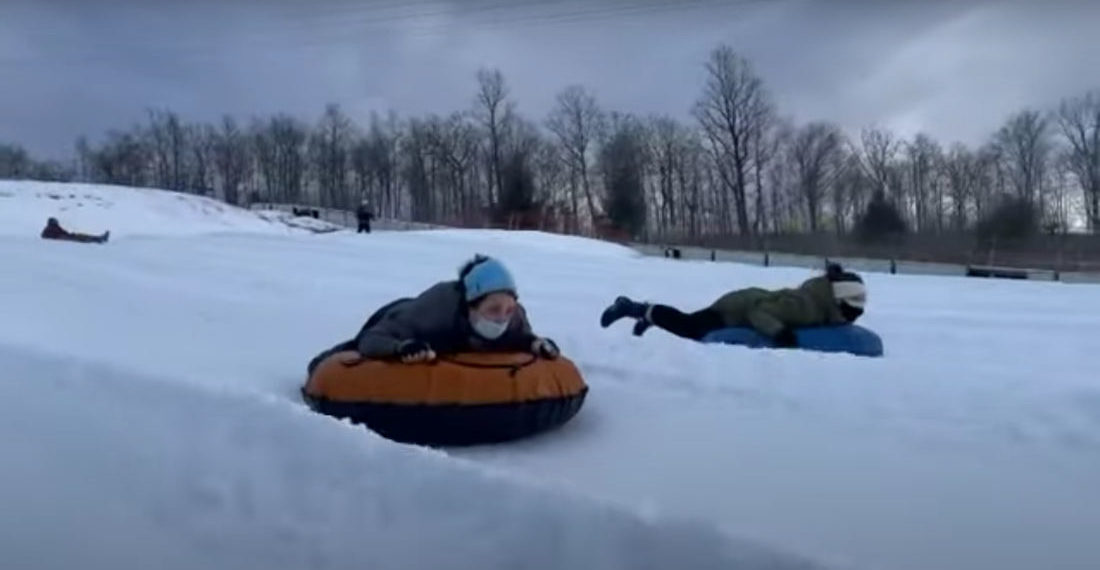 Guy’s Casual Footage Of Snow Tubing Turns Into Cinematic Masterpiece