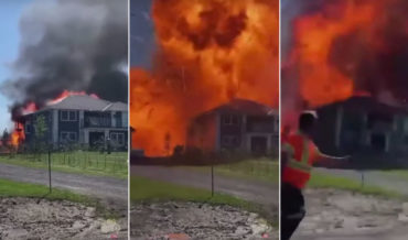 Yikes: When A House Fire Reaches The Propane Tank